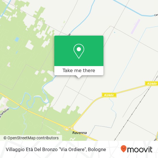 Villaggio Età Del Bronzo "Via Ordiere" map