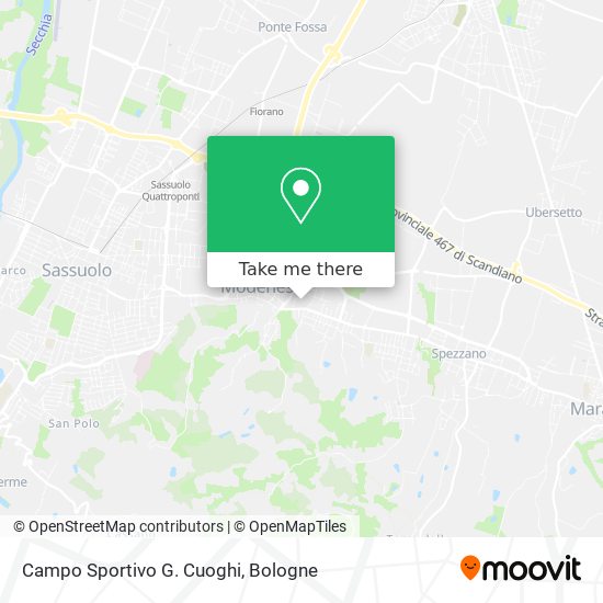 Campo Sportivo G. Cuoghi map