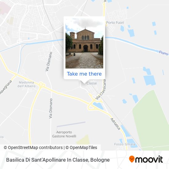 Basilica Di Sant'Apollinare In Classe map