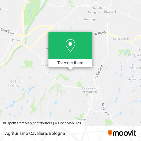 Agriturismo Cavaliera map