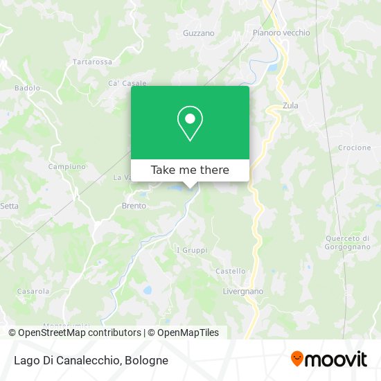 Lago Di Canalecchio map
