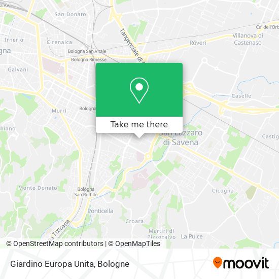 Giardino Europa Unita map