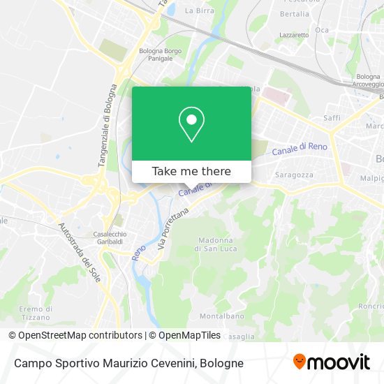 Campo Sportivo Maurizio Cevenini map