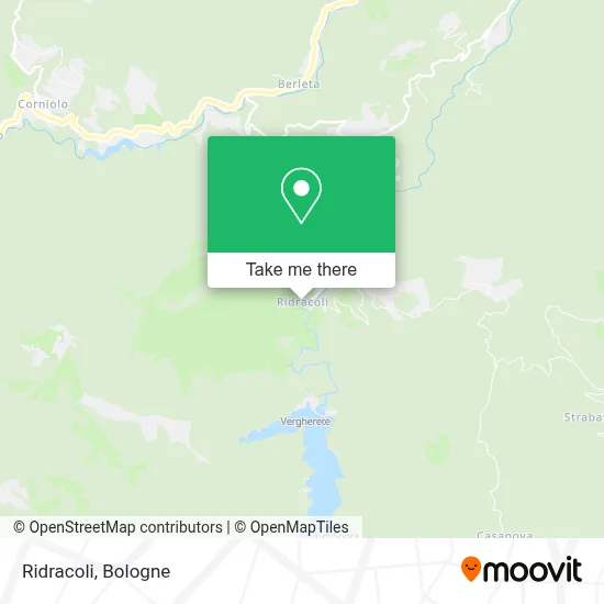 Ridracoli map