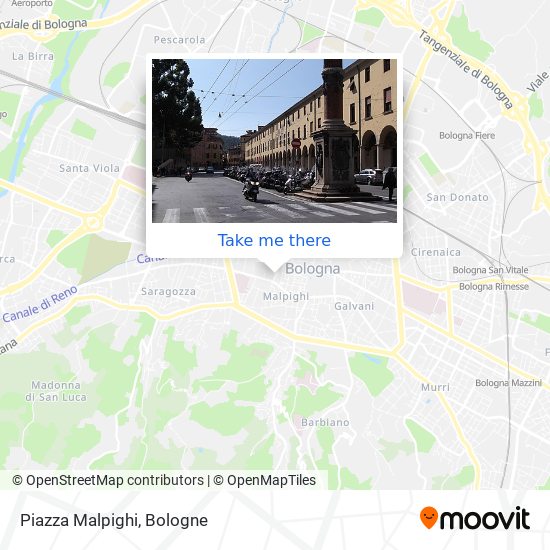 Piazza Malpighi map