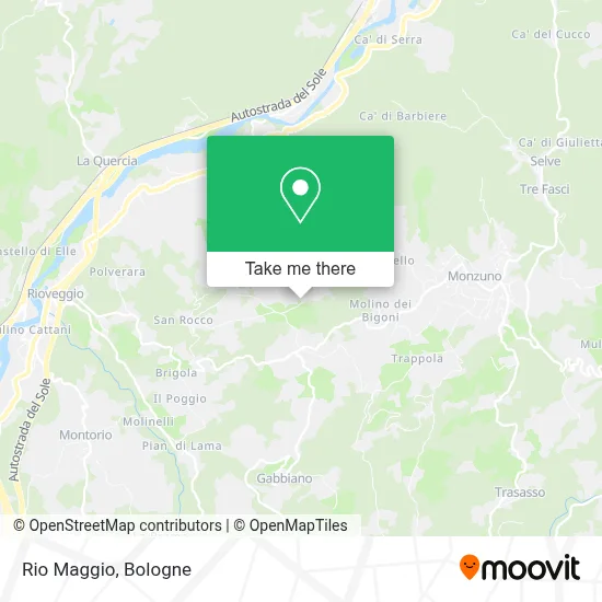 Rio Maggio map
