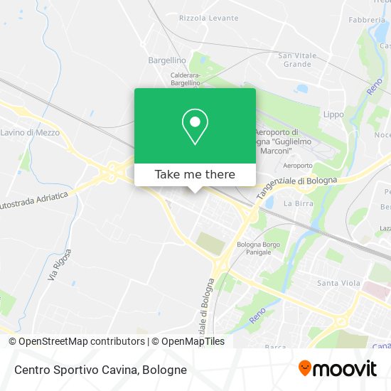 Centro Sportivo Cavina map