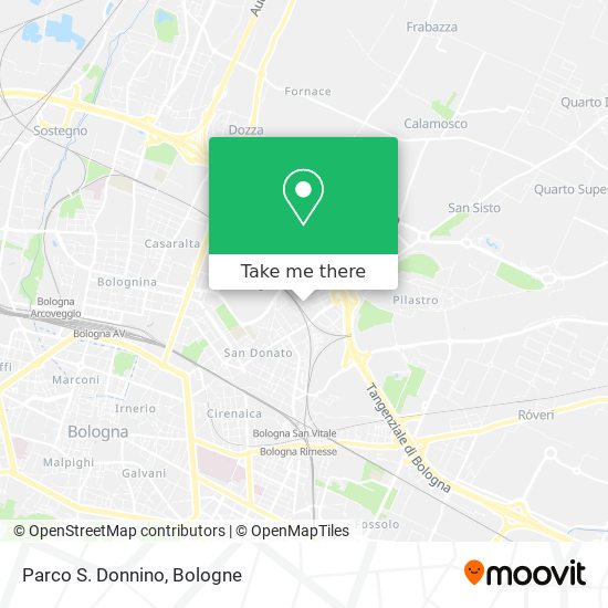 Parco S. Donnino map