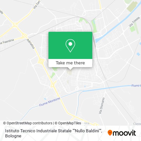 Istituto Tecnico Industriale Statale ""Nullo Baldini"" map
