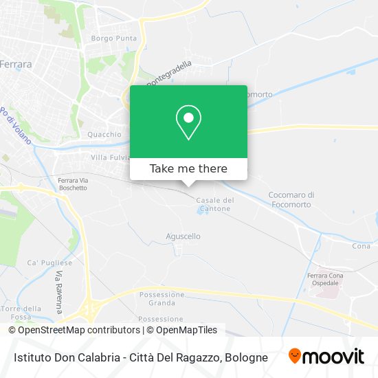 Istituto Don Calabria - Città Del Ragazzo map