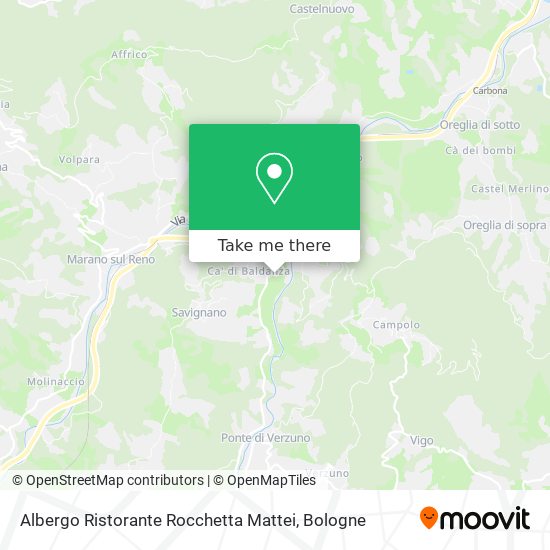 Albergo Ristorante Rocchetta Mattei map