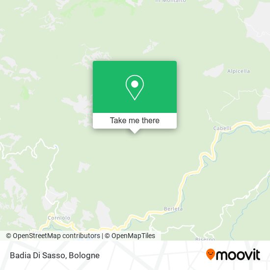 Badia Di Sasso map
