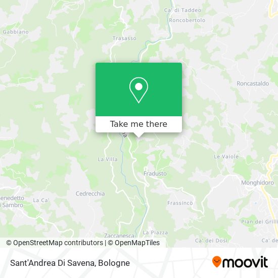 Sant'Andrea Di Savena map
