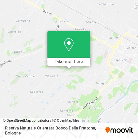 Riserva Naturale Orientata Bosco Della Frattona map