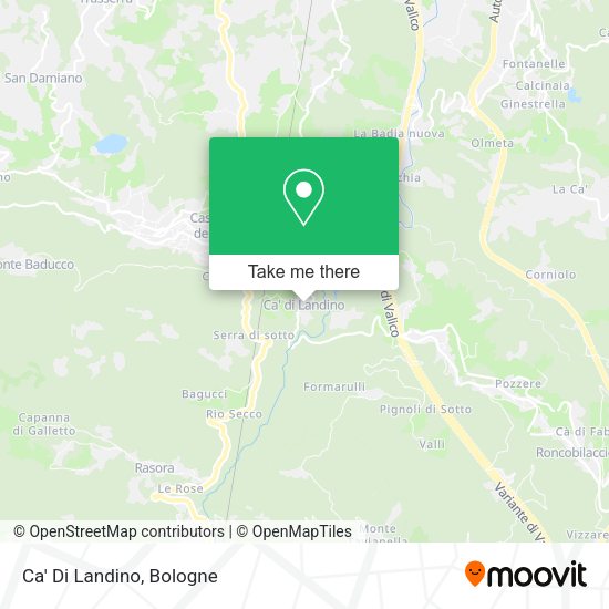 Ca' Di Landino map