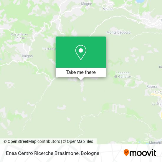 Enea Centro Ricerche Brasimone map