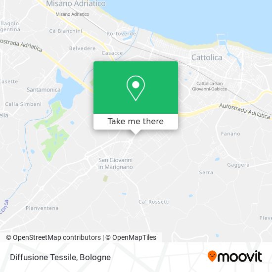 Diffusione Tessile map