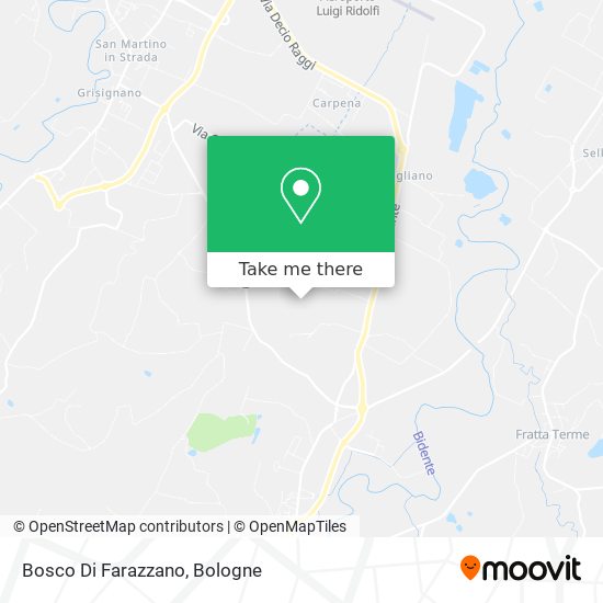 Bosco Di Farazzano map