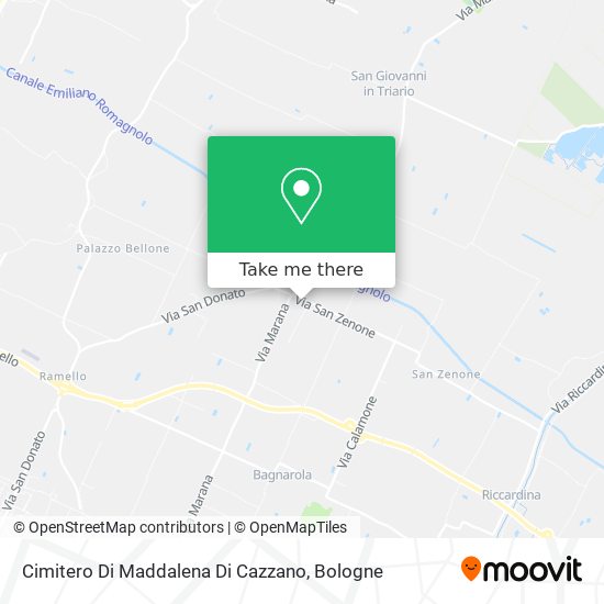 Cimitero Di Maddalena Di Cazzano map