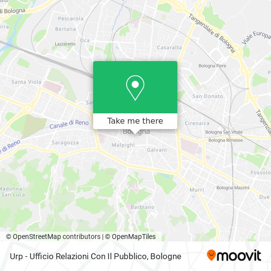Urp - Ufficio Relazioni Con Il Pubblico map