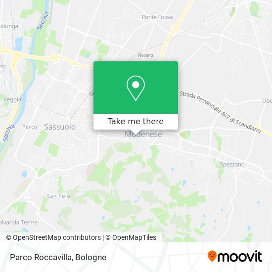 Parco Roccavilla map
