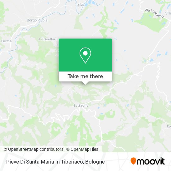 Pieve Di Santa Maria In Tiberiaco map