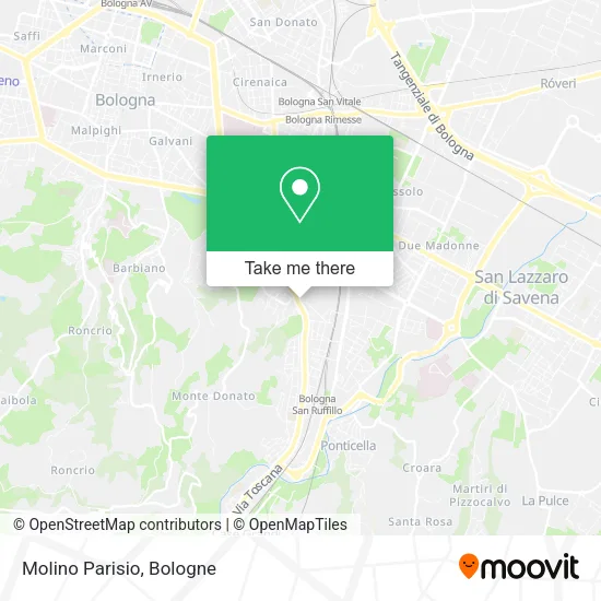 Molino Parisio map