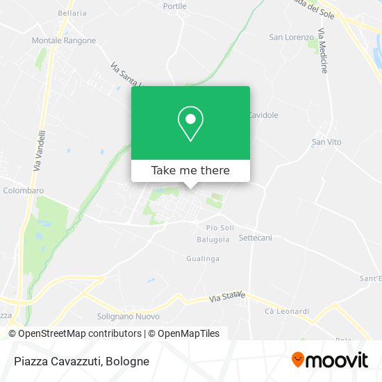 Piazza Cavazzuti map