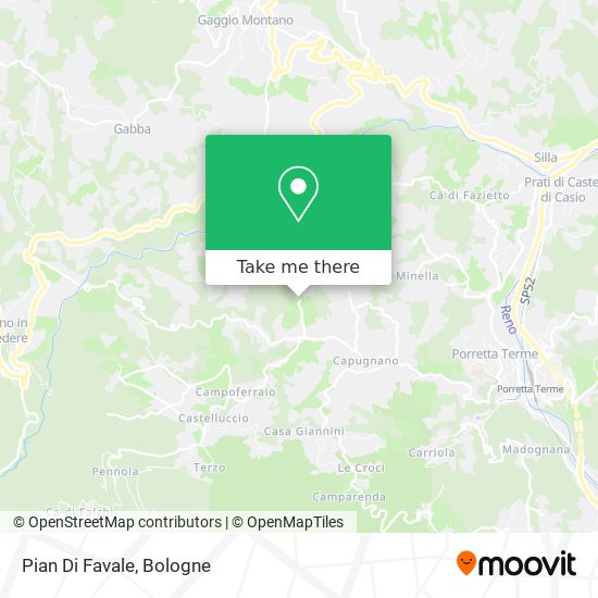 Pian Di Favale map