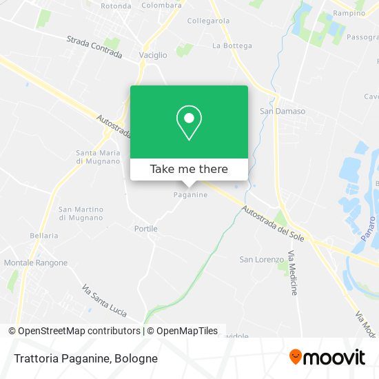 Trattoria Paganine map