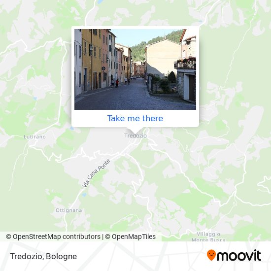 Tredozio map