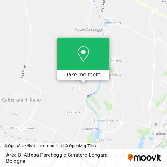 Area Di Attesa Parcheggio Cimitero Longara map