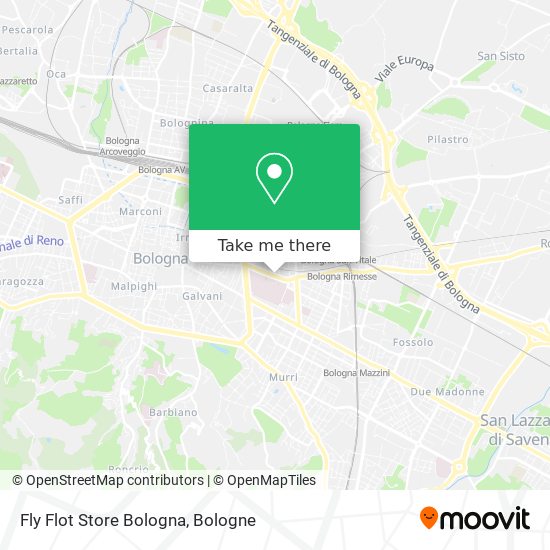Fly Flot Store Bologna map