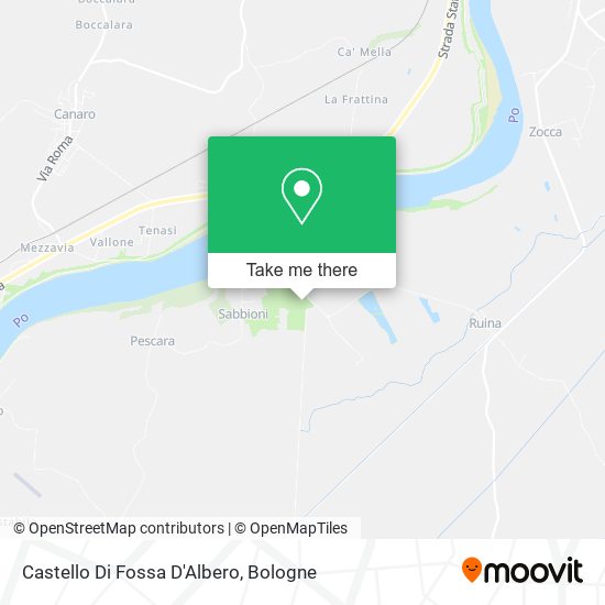 Castello Di Fossa D'Albero map