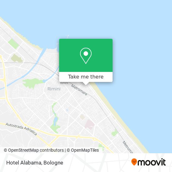 Hotel Alabama map