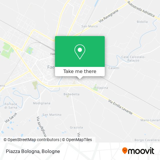 Piazza Bologna map