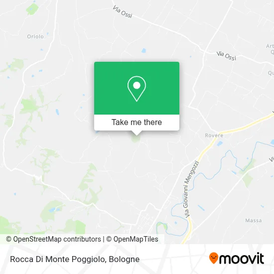 Rocca Di Monte Poggiolo map