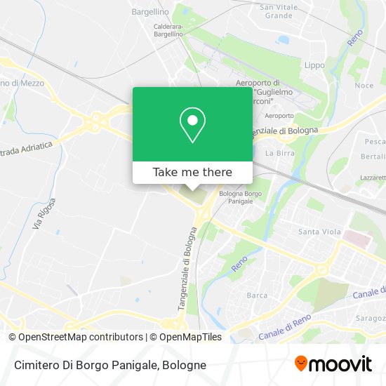 Cimitero Di Borgo Panigale map