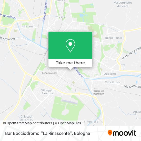 Bar Bocciodromo ""La Rinascente"" map
