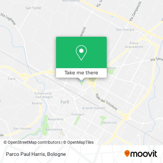 Parco Paul Harris map