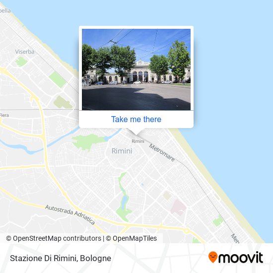 Stazione Di Rimini map