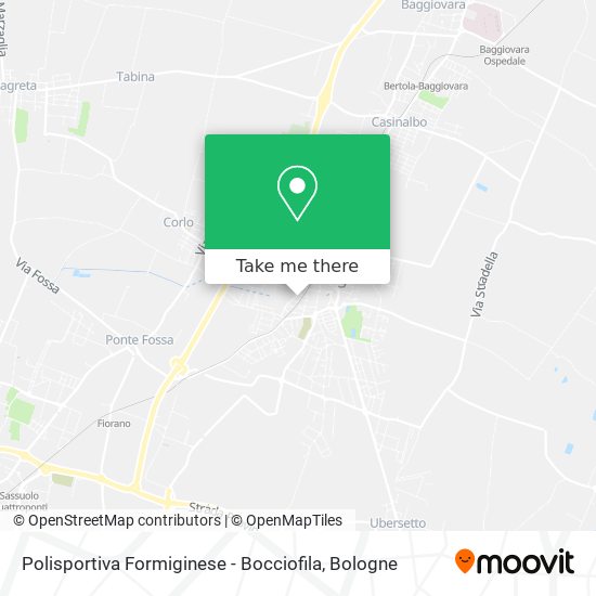 Polisportiva Formiginese - Bocciofila map