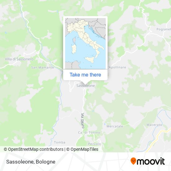 Sassoleone map