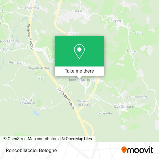 Roncobilaccio map