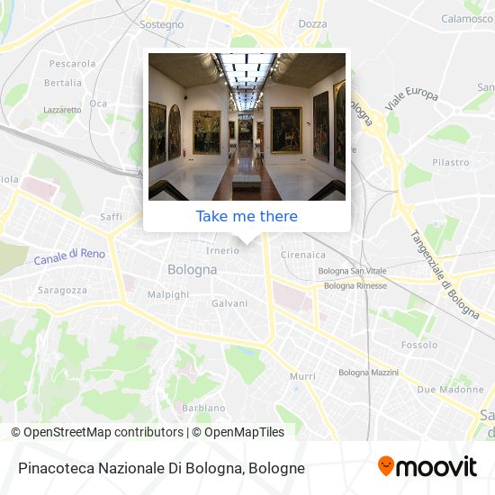 Pinacoteca Nazionale Di Bologna map