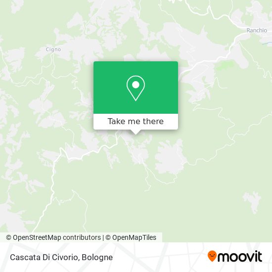 Cascata Di Civorio map