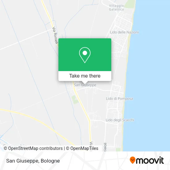 San Giuseppe map