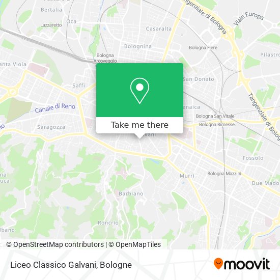 Liceo Classico Galvani map