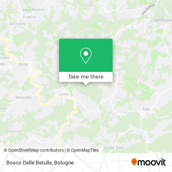 Bosco Delle Betulle map