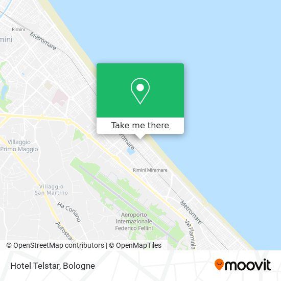 Hotel Telstar map